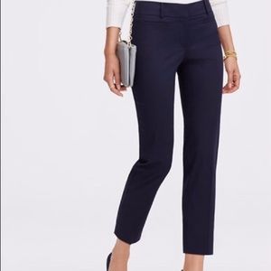 EUC Navy Blue Ann Taylor Factory High Waisted Ankle Pant